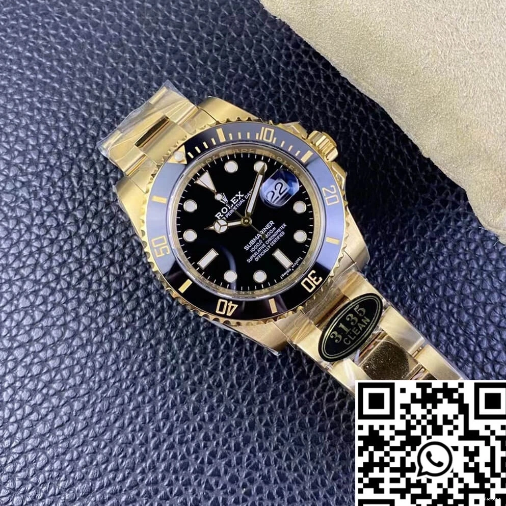 Rolex Clean 116618LN-97208 Gold Yellow Factory Submariner 0202